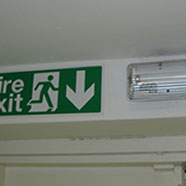 photo of emergency lighting