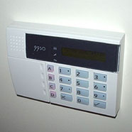 photo of an intruder alarm
